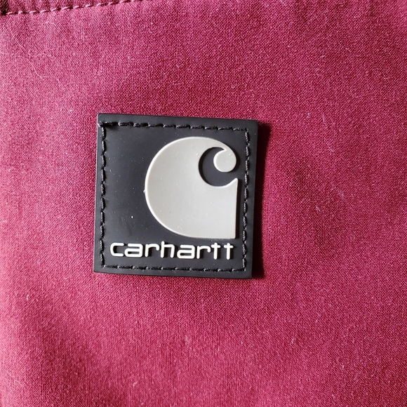 Carhartt Womens Soft Shell Water Repellent Full Zip Vest Pockets Burgundy Size L - Picture 3 of 10